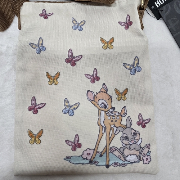 Loungefly Disney Bambi Thumper Flower Passport Crossbody Bag NWT Hot Topic - Picture 5 of 13